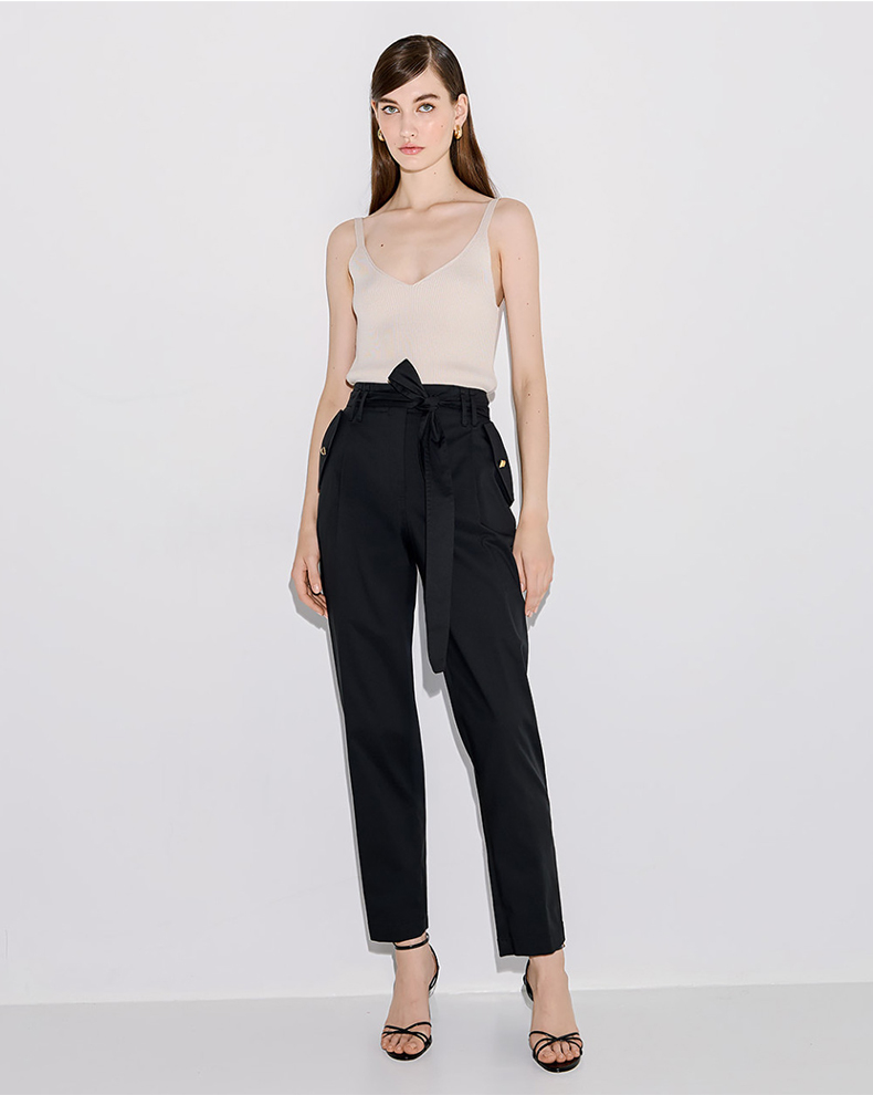 SLOUCHY PANTS WITH BELT