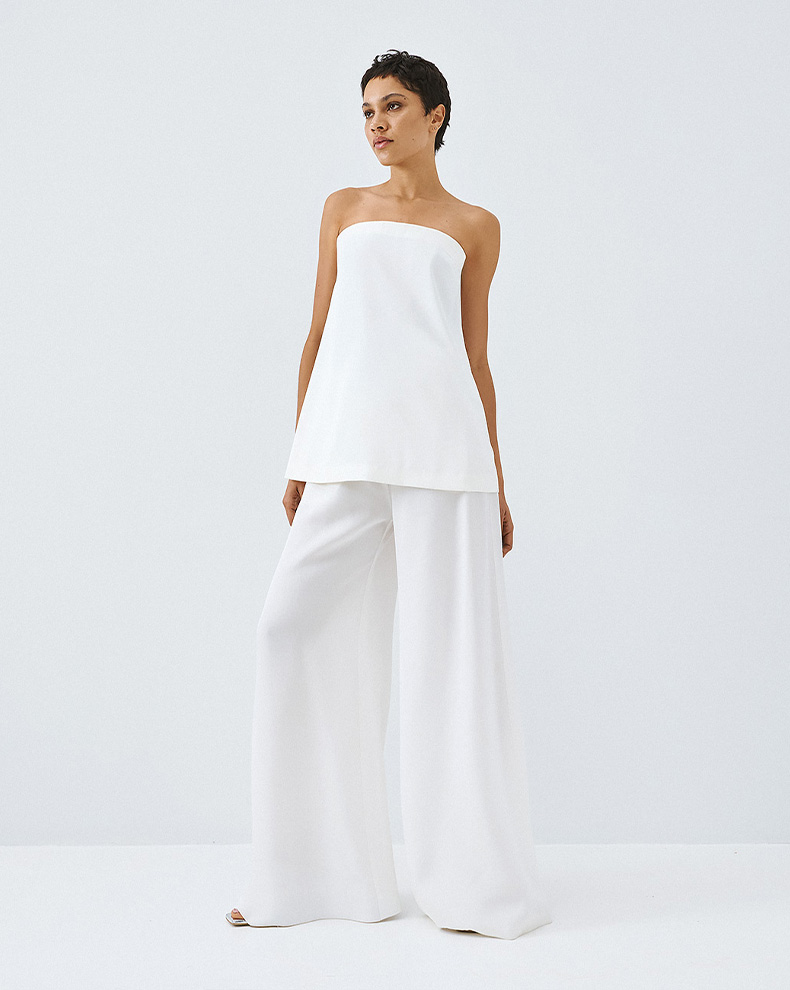 Strapless top with wasp nest on the back - Access Fashion