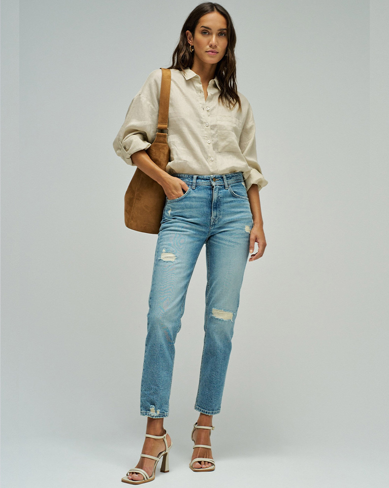 True Cropped Slim Jeans - Salsa Jeans