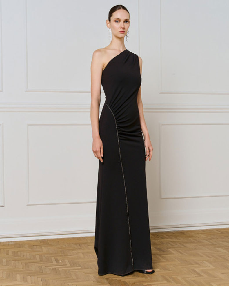 ONE SHOULDER MAXI DRESS