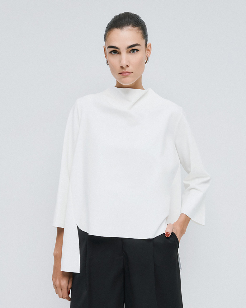 ASYMMETRIC BLOUSE