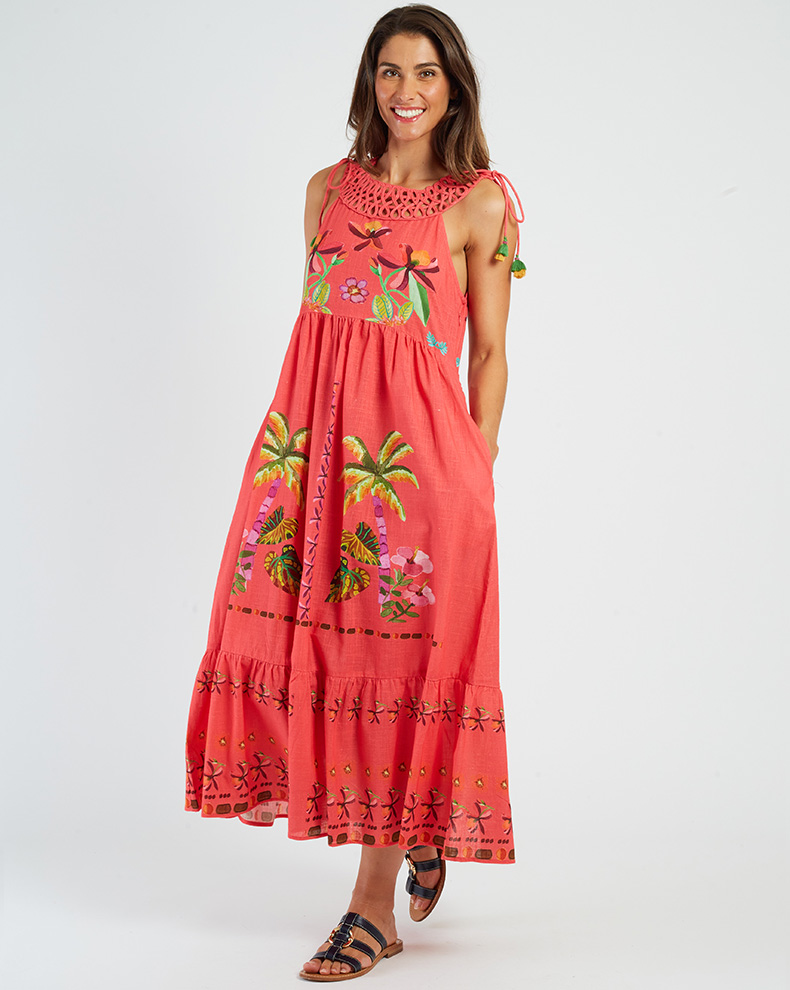 Printed Maxi Dress - Rene Derhy