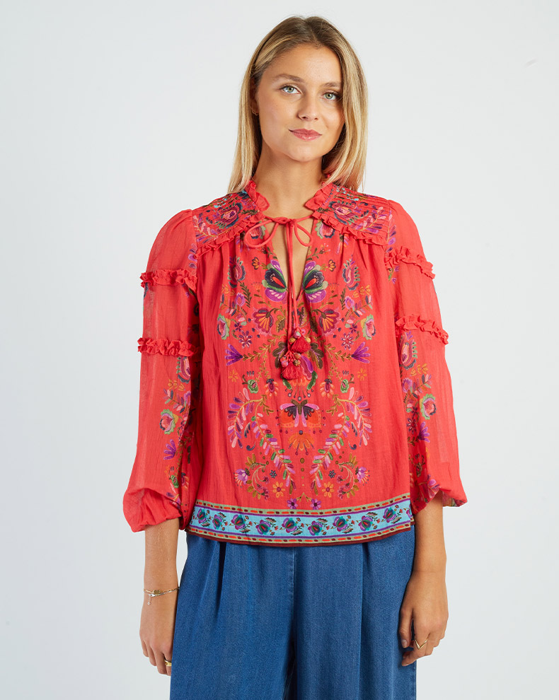 ALICANTE BLOUSE - Rene Derhy