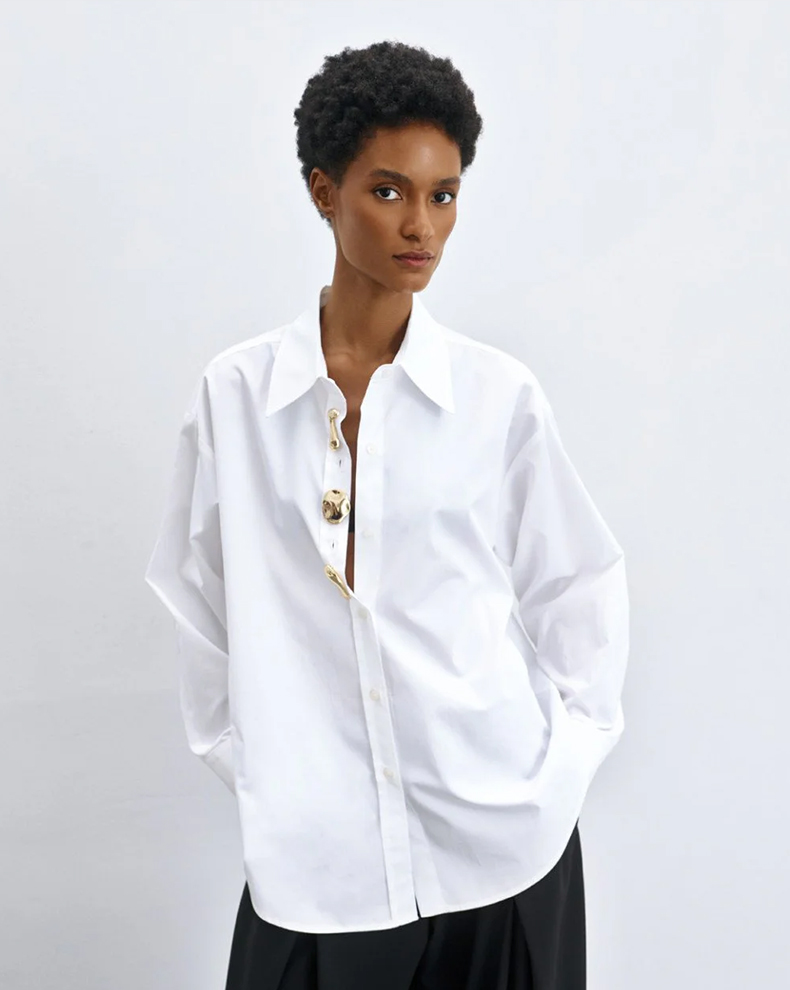 Shirt with metallic details - Access Fashion