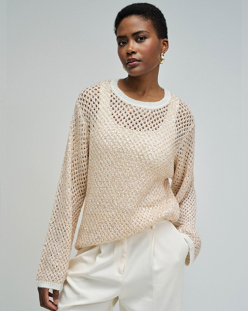 Sweater with sequin effect - Salsa Jeans