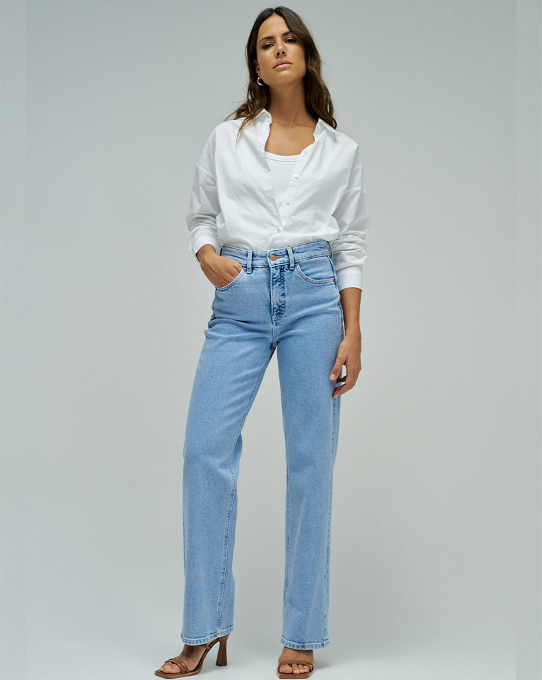 Faith Push In Straight Jean - Salsa Jeans