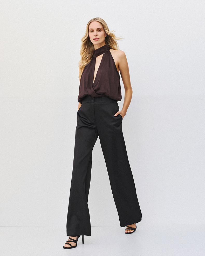 Satin Trousers - Access Fashion