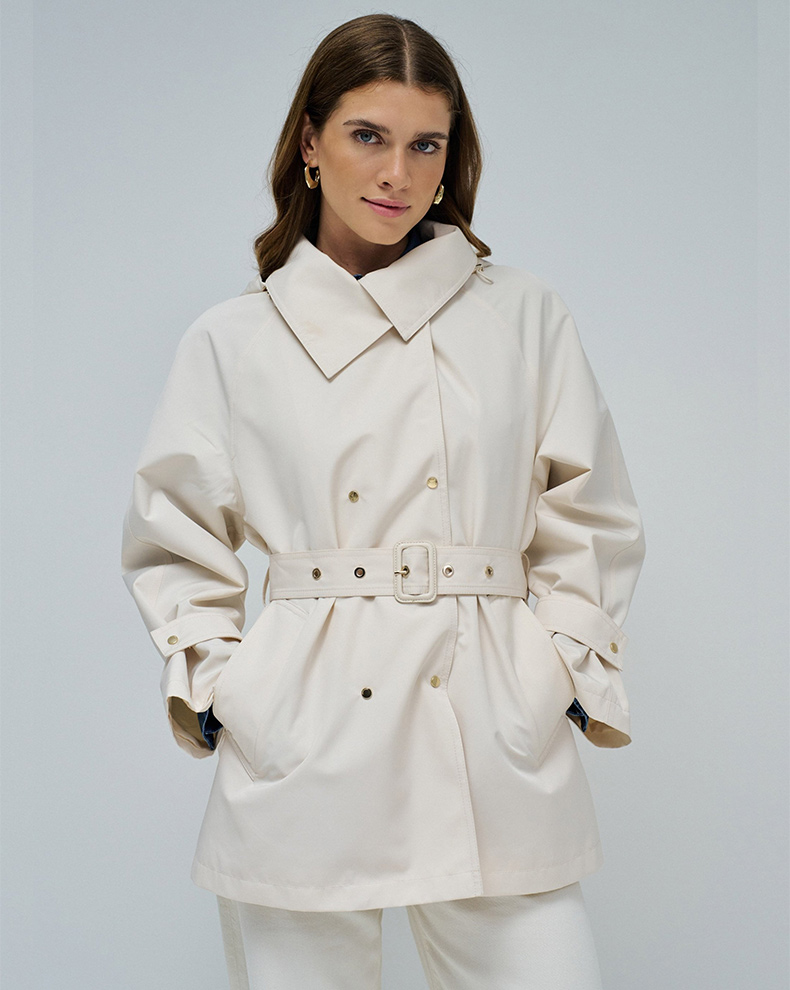 WATERPROOF TRENCH COAT - Salsa Jeans