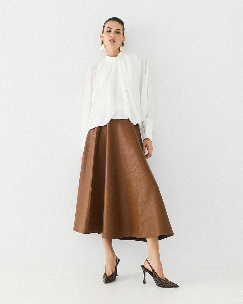 Sheer Balloon Blouse - Access Fashion