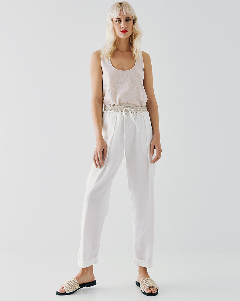 PANTS WITH ELASTIC WAIST