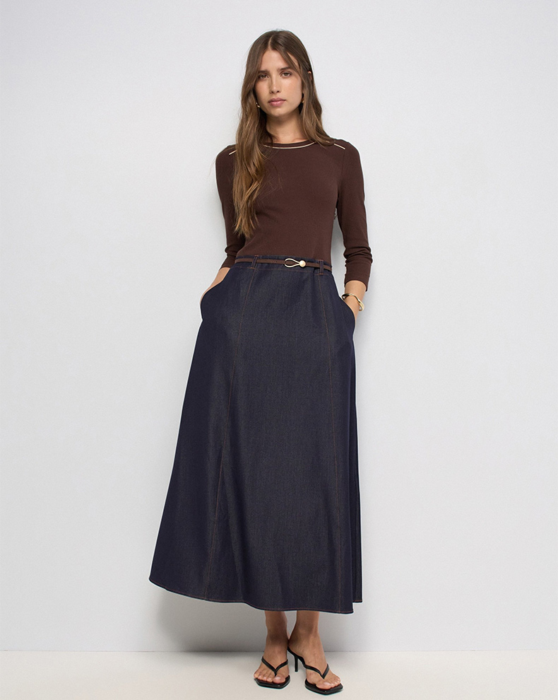 Mixed Material Dress - Salsa Jeans