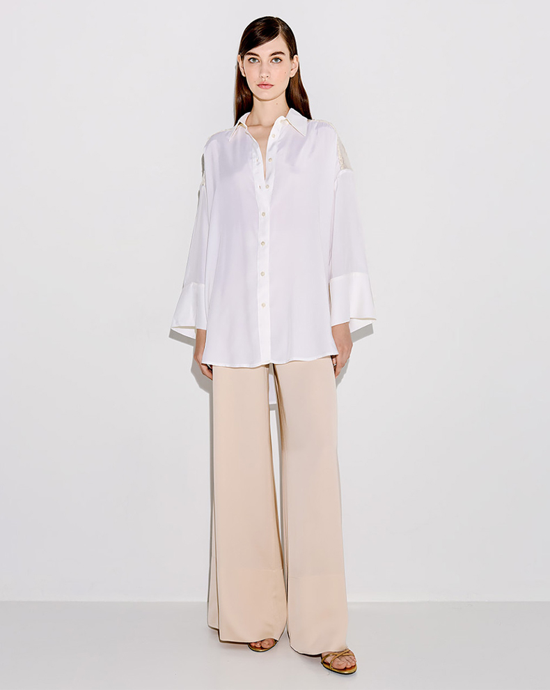 SHIRT WITH WIDE SLEEVES AND SEQUIN