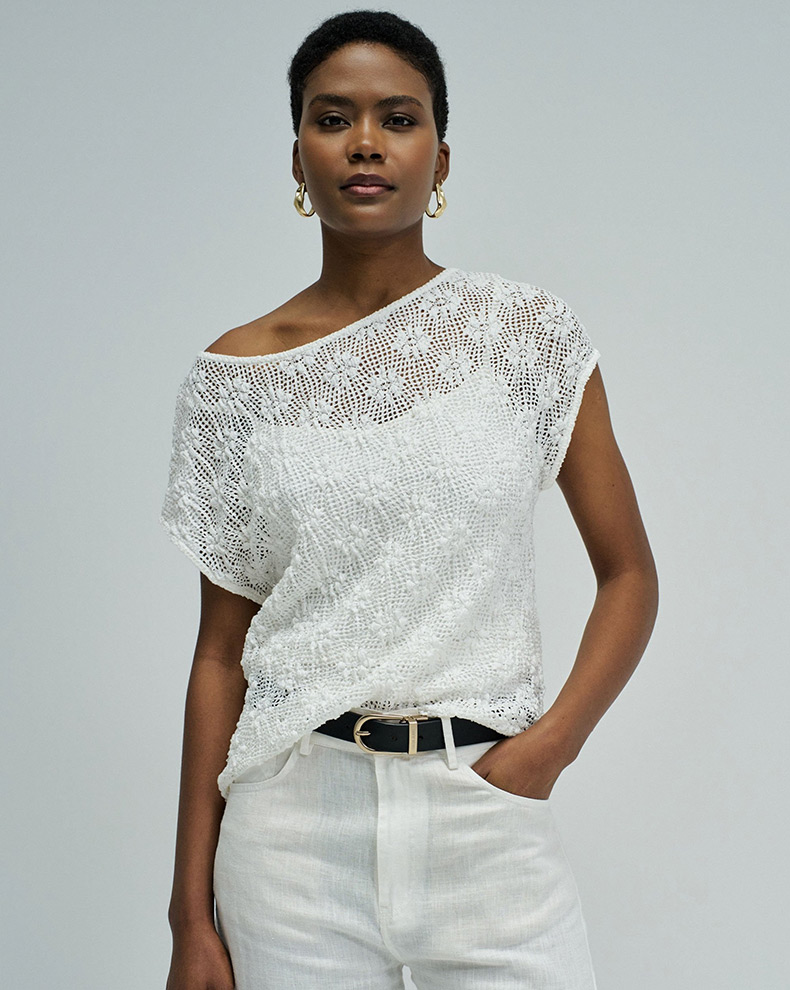 T-Shirt With Lace - Salsa Jeans