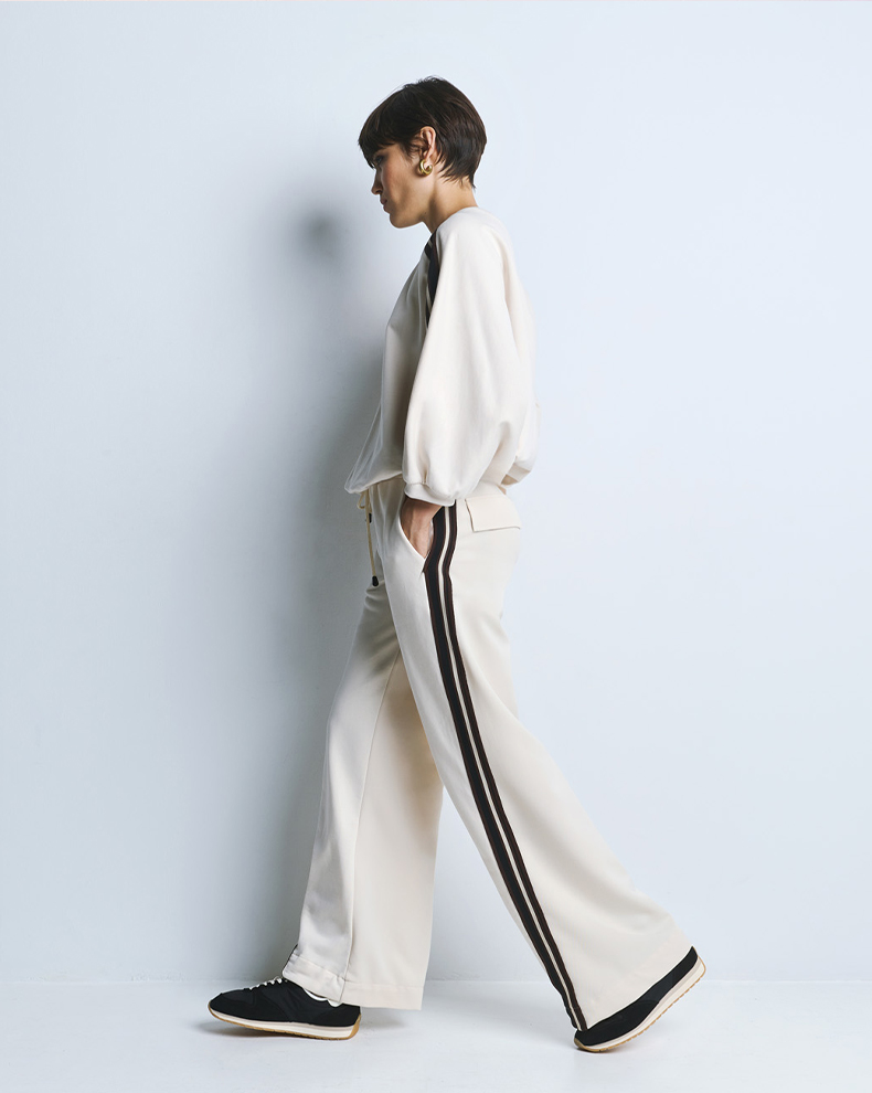 Pants With Striped Details - Access Fashion