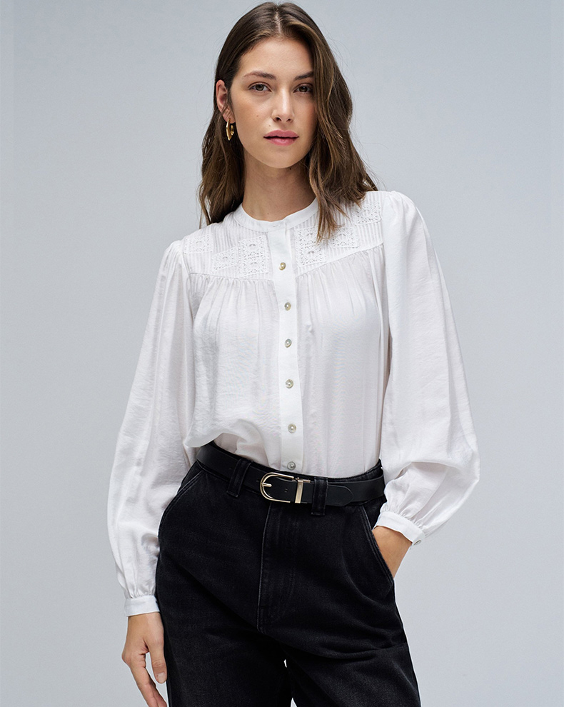 SHIRT WITH EMBROIDERE