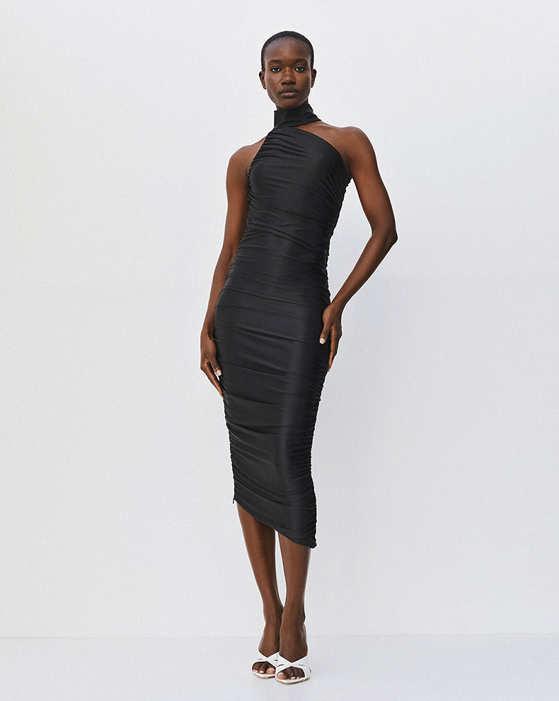 One Shoulder Maxi Dress - Access Fashion