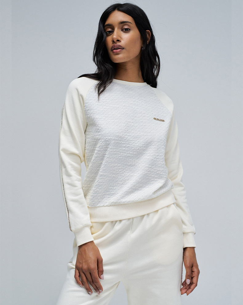 SWEATSHIRT IN TWEED - Salsa Jeans