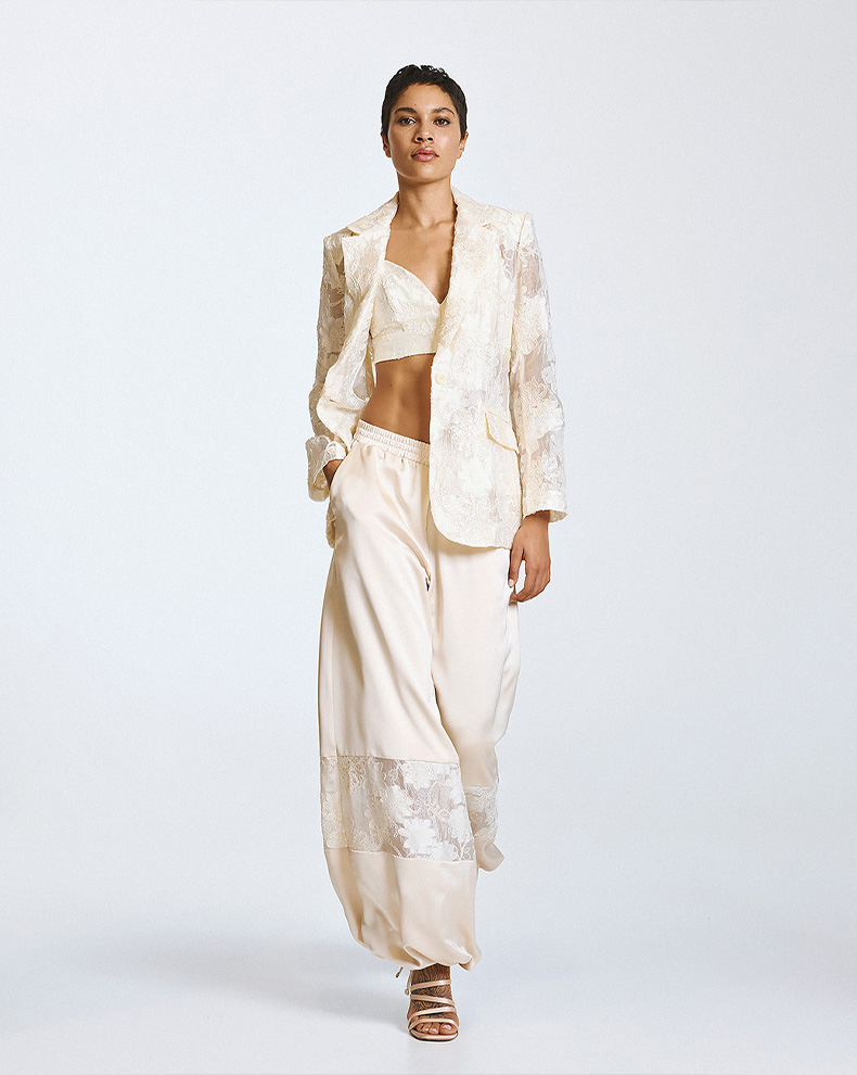 Jacket With Embroidery - Access Fashion