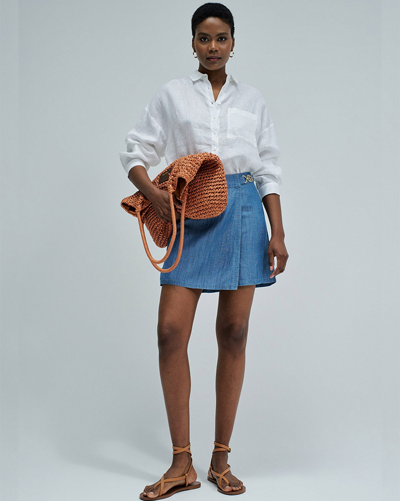 Light Denim Skirt - Salsa Jeans