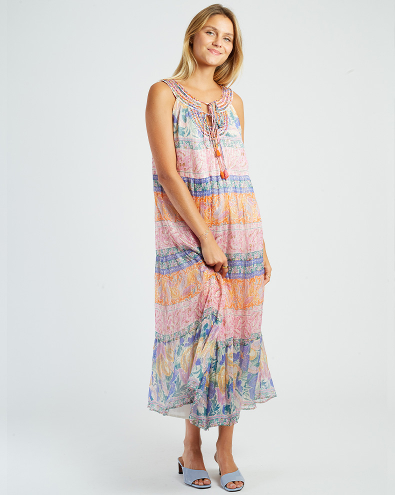 Printed Maxi Dress - Rene Derhy