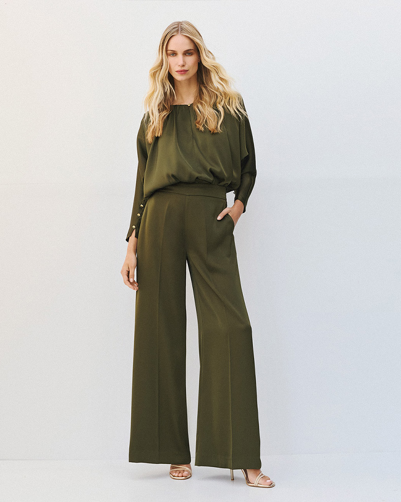 Satin Trousers - Access Fashion