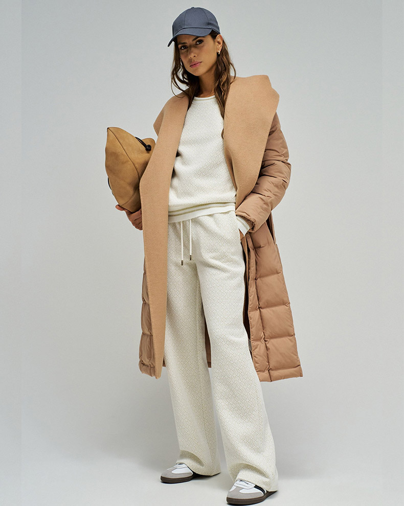 JACQUARD AND LUREX JOGGERS - Salsa Jeans