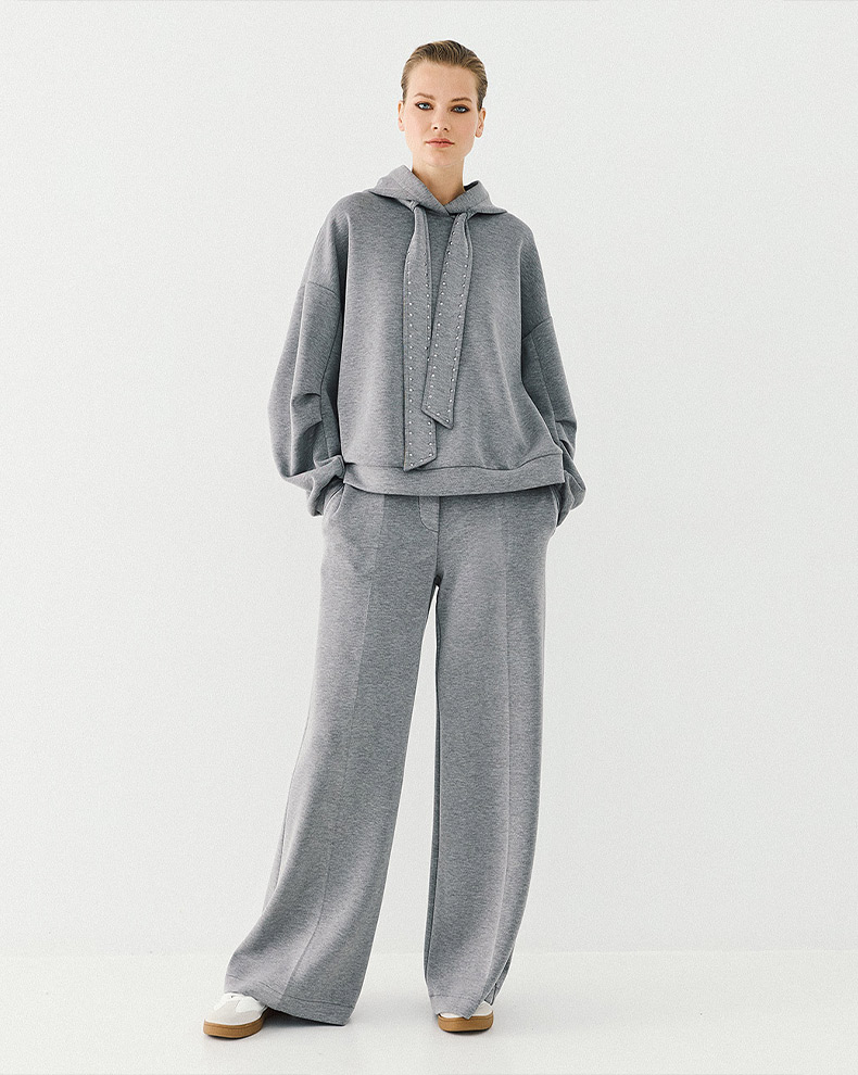 Wide-Leg Pant With Elastic Waistband - Access Fashion