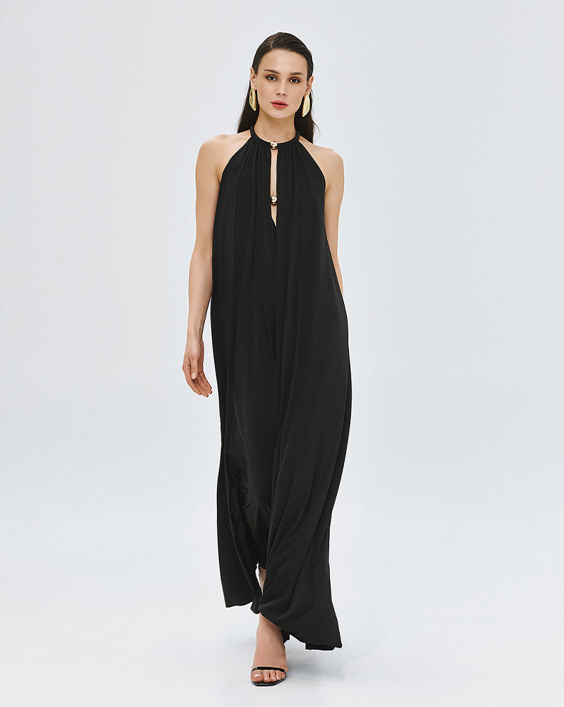Halder dress with metallic details - Access Fashion