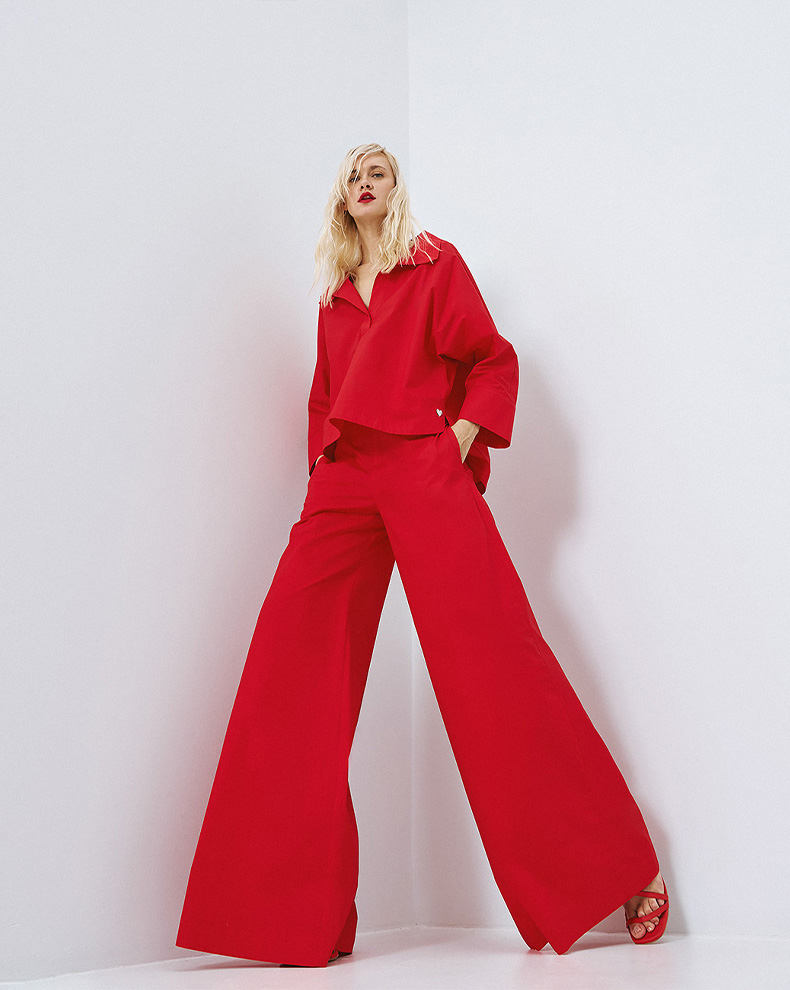 Hight waisted palazzo trousers - Access Fashion